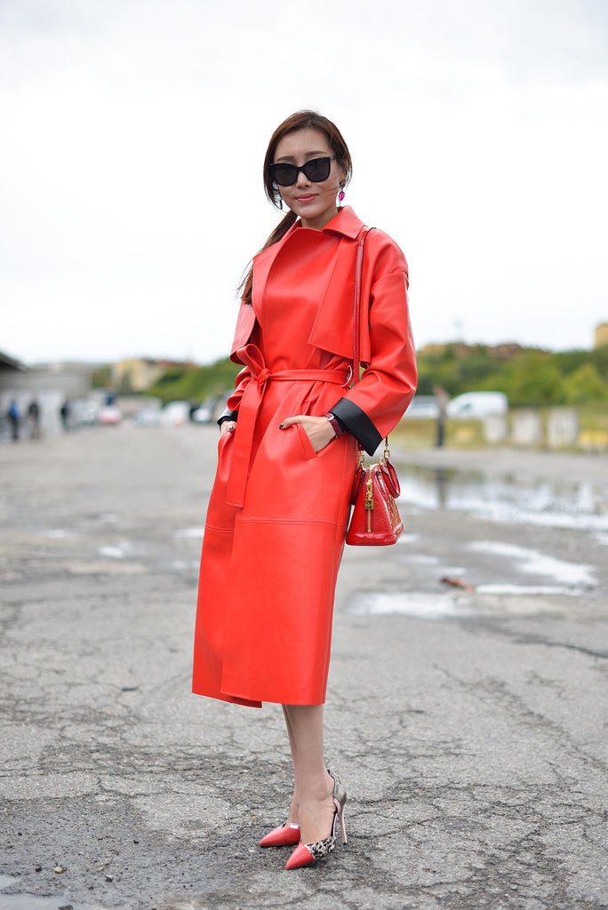 Wear Red - Milan-Fashion-Week-Day-1