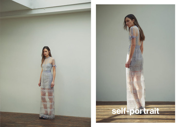 self-portrait, self-portrait dress, sheer dresses