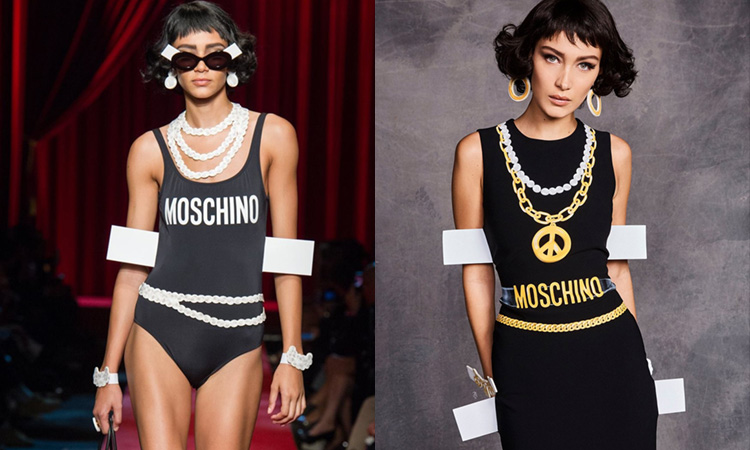 BRIGHT LOUD ECCENTRIC. MOSCHINO.