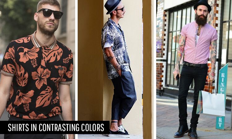 Shirts in Contrasting Colors