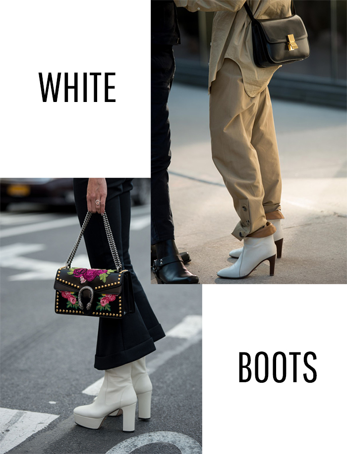 new york fashion week ss18 street style guide white boots