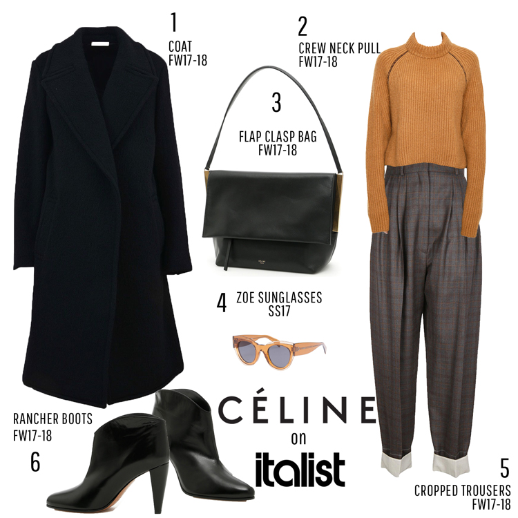 celine fall 2017 collection italist edit