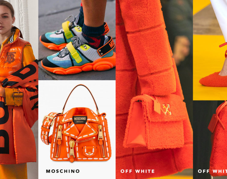 pantone orange luxury fashions