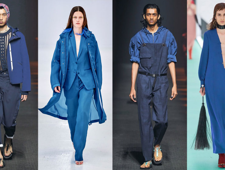 pantone color of the year classic blue runway looks