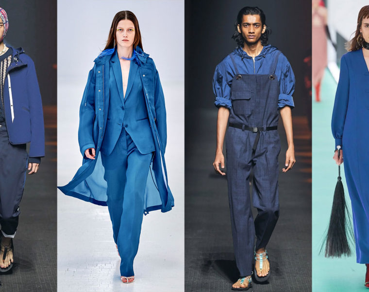 pantone color of the year classic blue runway looks