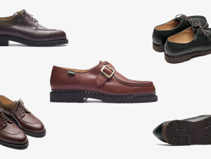 paraboot michael derby tyrolean shoe at italist