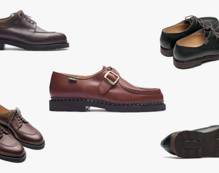 paraboot michael derby tyrolean shoe at italist