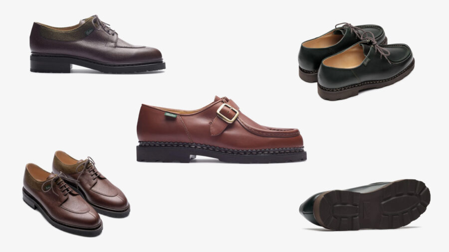 paraboot michael derby tyrolean shoe at italist