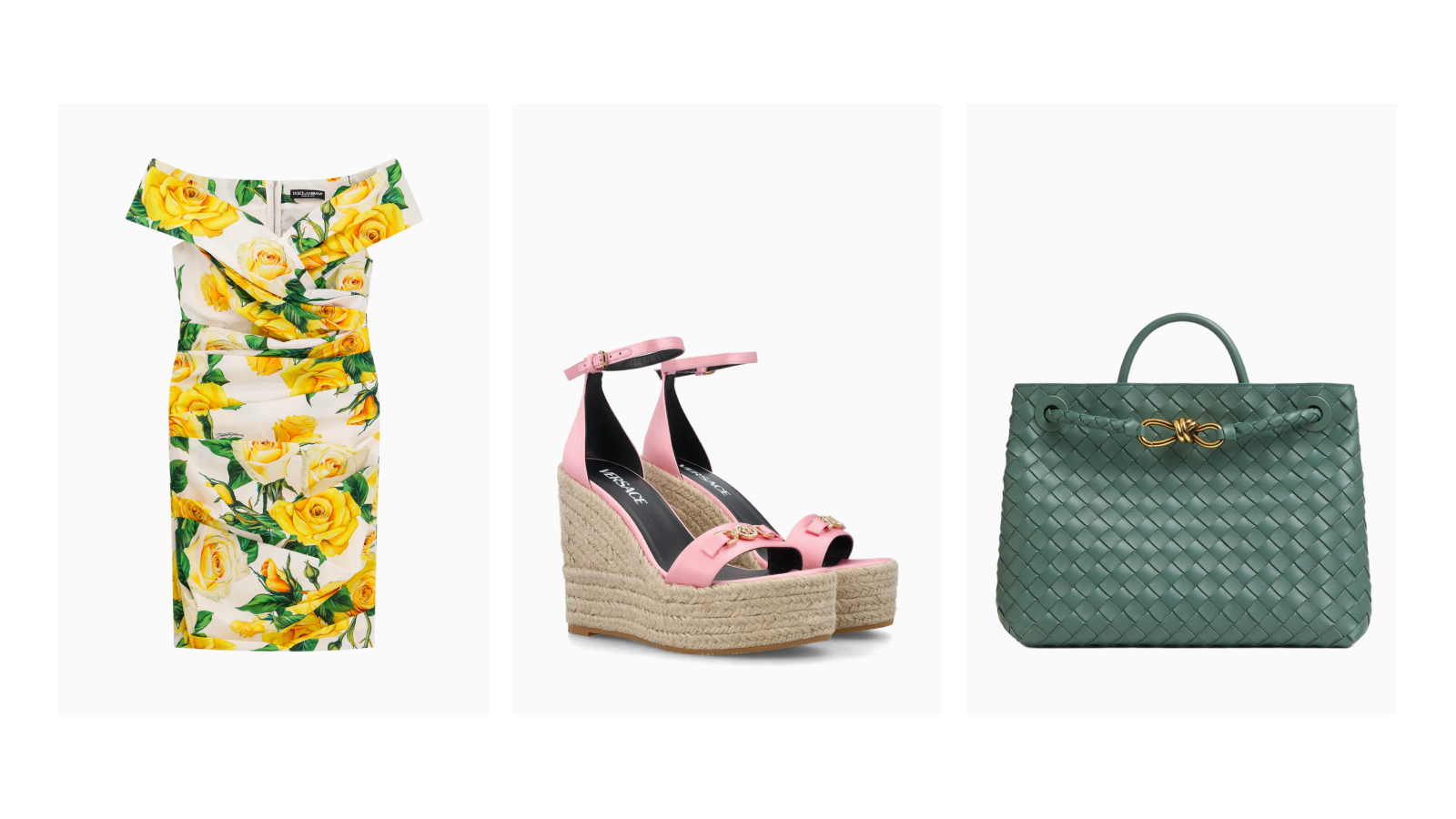 selection of italian fashion for travel to italy