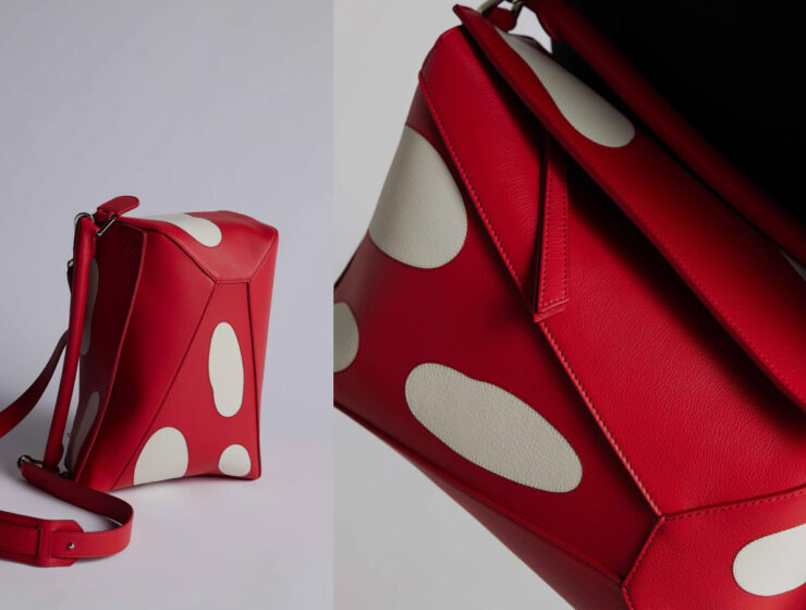 loewe puzzle bag mushroom red