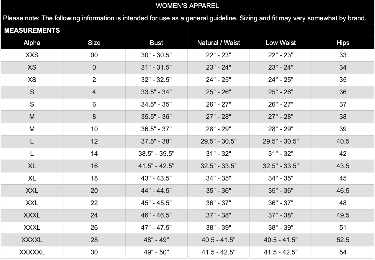 Balenciaga Size Chart