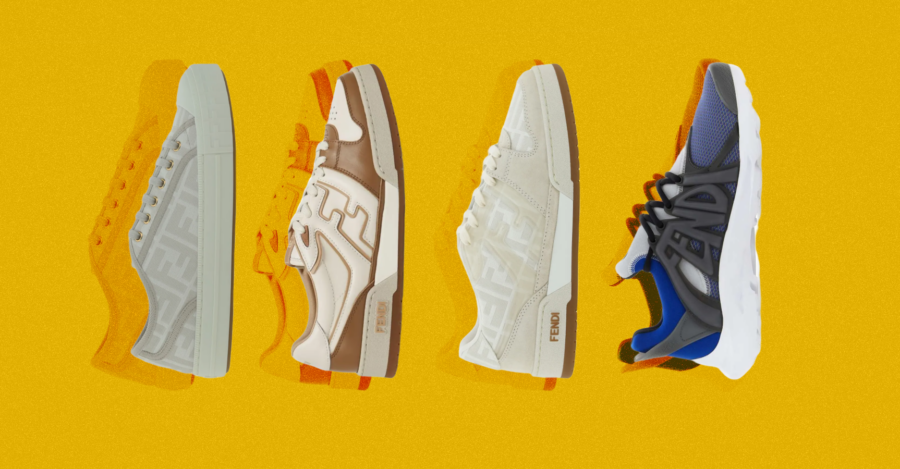 fendi sneakers on italist